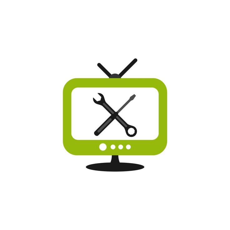 Logo of led Tv repair service.